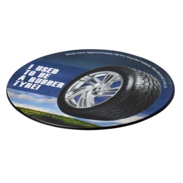 Brite Mat Coaster Tyre Material Round | Promotional merchandise | Branded Merchandise | Printed Products
