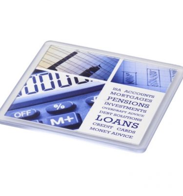 Square Clear insert coaster | Promotional merchandise | Branded Merchandise | Printed Products