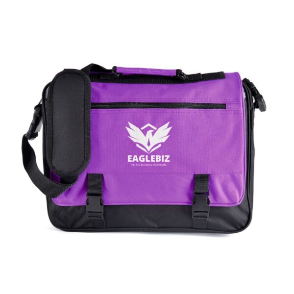Nelson Laptop Satchel purple | Promotional merchandise | Branded Merchandise | Printed Products