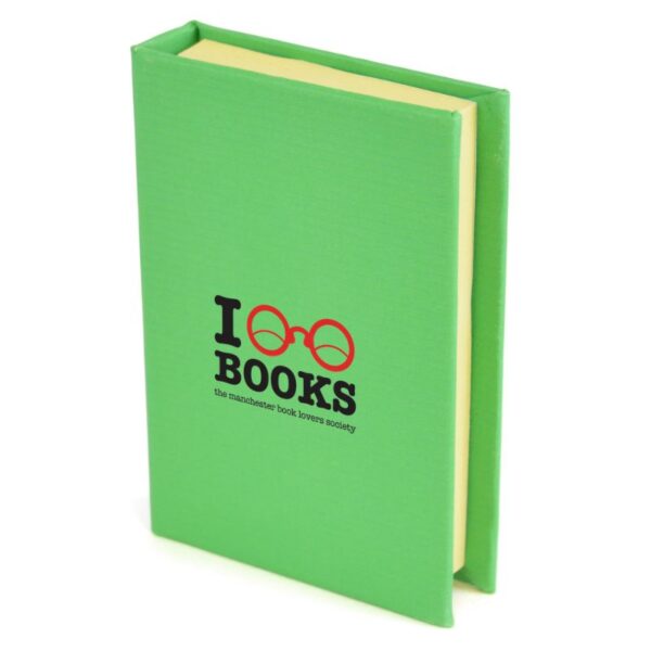 Sticky Notes Hardback Pad green | Sticky notes book | Sticky notebook pads | Printed sticky pads | Bulk Printed Sticky Pads
