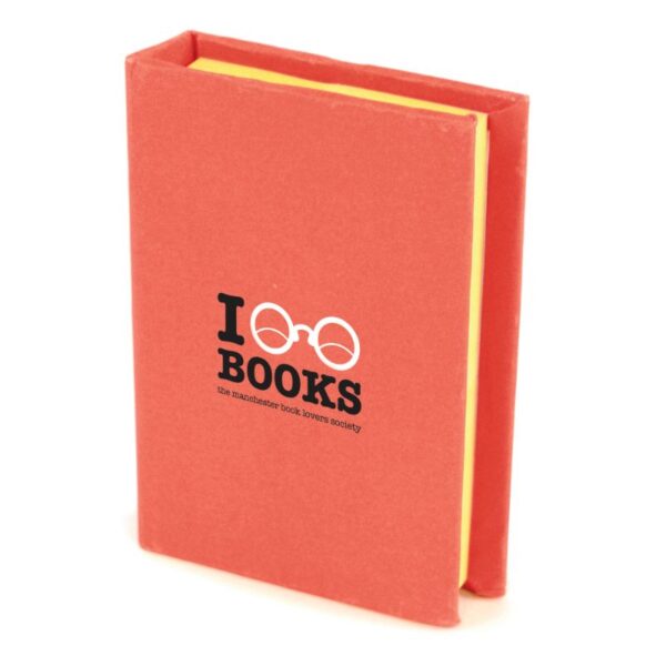 Sticky Notes Hardback Pad red | Sticky notes book | Sticky notebook pads | Printed sticky pads | Bulk Printed Sticky Pads