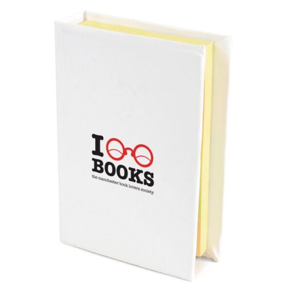 Sticky Notes Hardback Pad white | Sticky notes book | Sticky notebook pads | Printed sticky pads | Bulk Printed Sticky Pads