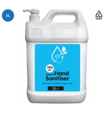 5ltr Instant Hand Sanitiser | Coronavirus Protection | cheap sanitiser | Sanitisers with logo | Bulk Printed Sanitisers
