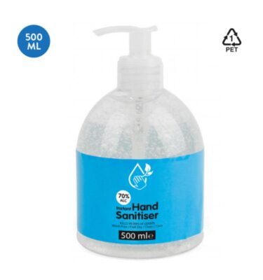 500ml Instant Hand Sanitiser | Coronavirus Protection | cheap sanitiser | Sanitisers with logo | Bulk Printed Sanitisers