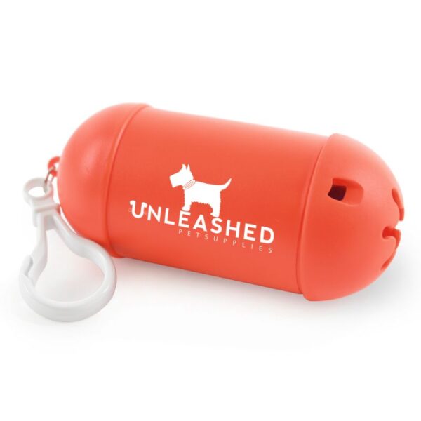 Pooch Waste Bag Dispenser red | Promotional merchandise | Branded Merchandise | Printed Products