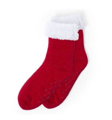 Santa Slipper Socks red | Promotional merchandise | Branded Merchandise | Printed Products | Christmas gift items | Promotional Christmas merchandise | Printed Christmas UK | Bulk Printed Christmas gifts UK