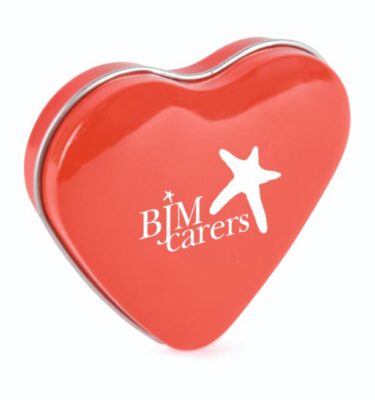Heart Mint Tin Red | Promotional merchandise | Branded Merchandise | Printed Products