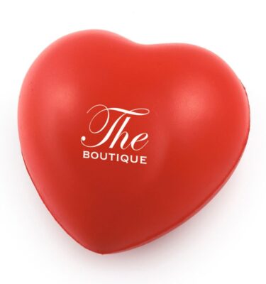 Stress Heart Red | Promotional merchandise | Branded Merchandise | Printed Products | Printed Stress Hearts UK | Stress Hearts branded