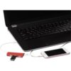 Brick 4-port USB hub red | Promotional merchandise | Branded Merchandise | Printed Products