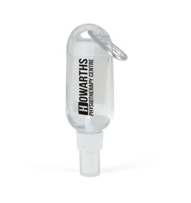 Carabiner Sanitiser | Coronavirus Protection | cheap sanitiser | Sanitisers with logo | Bulk Printed Sanitisers