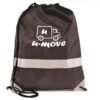 Celsius Reflective Drawstring Bag black | Promotional merchandise | Branded Merchandise | Printed Products