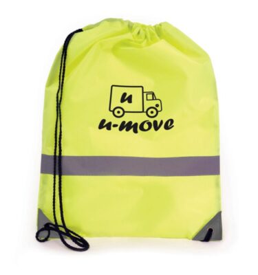 Celsius Reflective Drawstring Bag yellow | Promotional merchandise | Branded Merchandise | Printed Products