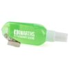 Large Sanitiser with Clip green | Coronavirus Protection | cheap sanitiser | Sanitisers with logo | Bulk Printed Sanitisers