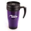 Marco Plastic Travel Mug 400ml purple | Promotional merchandise | Branded Merchandise | Printed Products