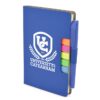 Notebook flag and pen set blue | Bespoke Notebooks | Notepads with my logo | Printed notebooks UK | Full colour notebooks | Embossed notebooks | Bulk printed notepads | bulk branded notebooks