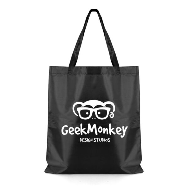 Polyester Shopper Bag black | Promotional merchandise | Branded Merchandise | Printed Products