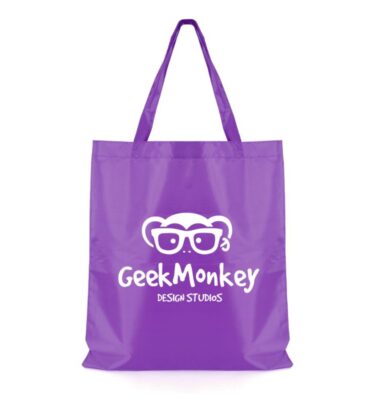 Polyester Shopper Bag purple | Promotional merchandise | Branded Merchandise | Printed Products