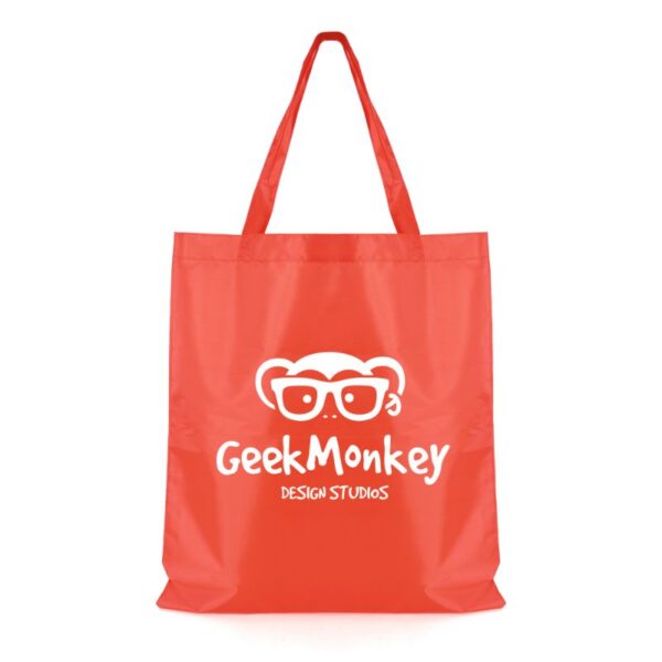 Polyester Shopper Bag red | Promotional merchandise | Branded Merchandise | Printed Products