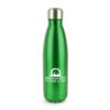 500ml Vacuum Bottle Individual Names green | Metal bottles | Bulk printed bottles | Printed water bottles UK | Eco Friendly | UK manufactured | Biodegradable | Water bottles with my logo | Water bottles with school logo