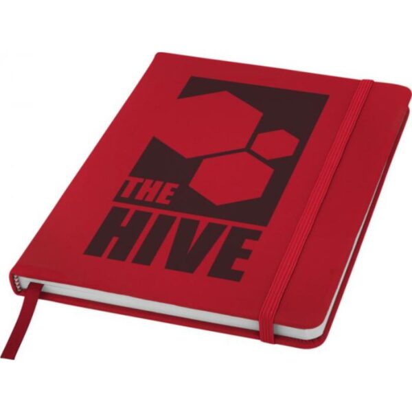 A5 Budget Spectrum Mole Notebook red | Bespoke Notebooks | Notepads with my logo | Printed notebooks UK | Full colour notebooks | Embossed notebooks | Bulk printed notepads | bulk branded notebooks