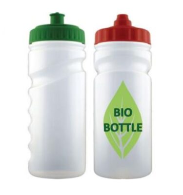 Bio Finger Grip bottle 500ml | Cheap bottles | Bulk printed bottles | Printed water bottles UK | Eco Friendly | UK manufactured | Biodegradable | Water bottles with my logo | Water bottles with school logo