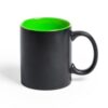 Black Mug with Coloured Inside green | Promotional merchandise | Branded Merchandise | Printed Products | Cheap Printed mug UK