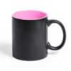 Black Mug with Coloured Inside pink | Promotional merchandise | Branded Merchandise | Printed Products | Cheap Printed mug UK
