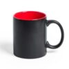 Black Mug with Coloured Inside red | Promotional merchandise | Branded Merchandise | Printed Products | Cheap Printed mug UK