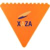Budget Triangular Ice Scraper amber | Promotional merchandise | Branded Merchandise | Printed Products