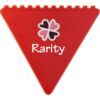 Budget Triangular Ice Scraper red | Promotional merchandise | Branded Merchandise | Printed Products