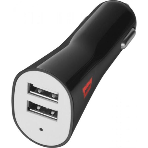 Car Dual USB Port Charger black | Promotional merchandise | Branded Merchandise | Printed Products