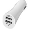 Car Dual USB Port Charger white | Promotional merchandise | Branded Merchandise | Printed Products | Printed Charger Ports | Bulk USB Chargers UK | Chargers with logo