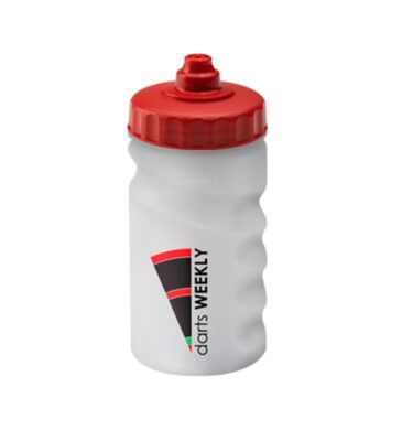 Finger Grip 500ml water bottle Red | Cheap bottles | Bulk printed bottles | Printed water bottles UK | Eco Friendly | UK manufactured | Biodegradable | Water bottles with my logo | Water bottles with school logo