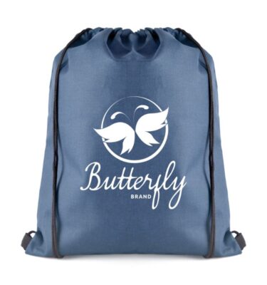 Ollie Drawstring Bag blue | Promotional merchandise | Branded Merchandise | Printed Products