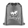 Ollie Drawstring Bag grey | Promotional merchandise | Branded Merchandise | Printed Products