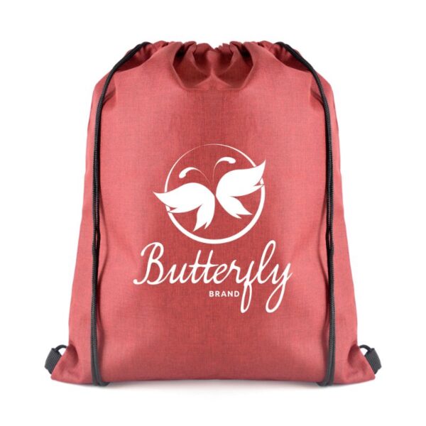 Ollie Drawstring Bag red | Promotional merchandise | Branded Merchandise | Printed Products