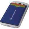 Premium Double RFID phone wallet blue | Promotional merchandise | Branded Merchandise | Printed Products | anti-scam | contactless fraud