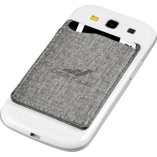 Premium RFID phone wallet grey | Promotional merchandise | Branded Merchandise | Printed Products | anti-scam | contactless fraud