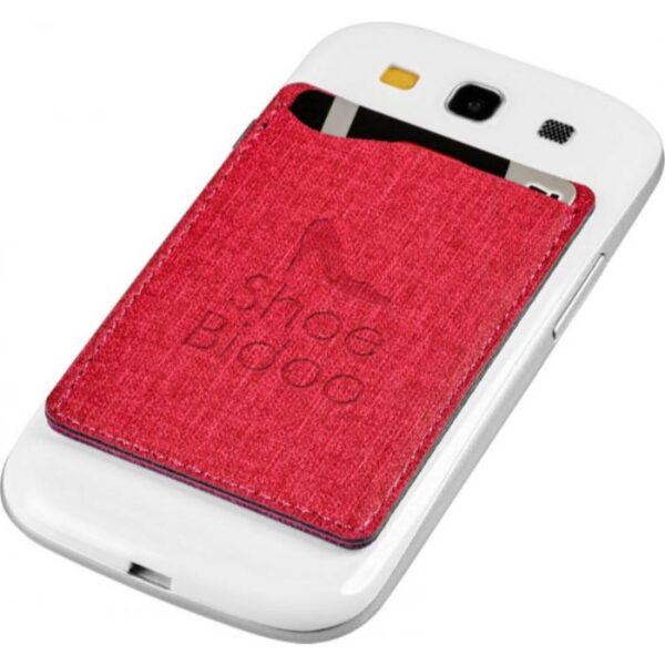 Premium RFID phone wallet red | Promotional merchandise | Branded Merchandise | Printed Products | anti-scam | contactless fraud
