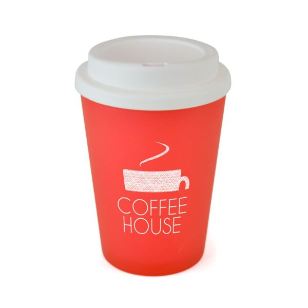 Coloured Haddon Take Out 330ml red | Promotional merchandise | Branded Merchandise | Printed Products