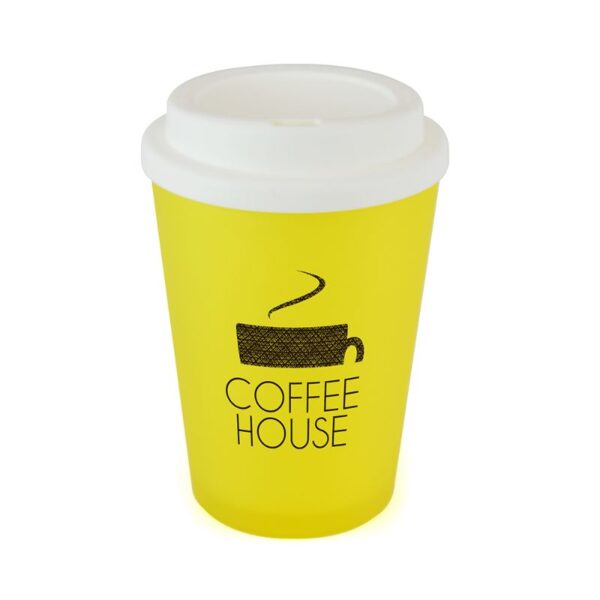Coloured Haddon Take Out 330ml yellow | Promotional merchandise | Branded Merchandise | Printed Products