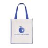 Large Contrast Shopper with Gusset blue | Promotional merchandise | Branded Merchandise | Printed Products
