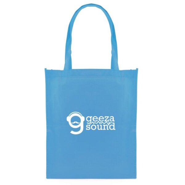 Recyclable Andro Gusset Shopper cyan | Promotional merchandise | Branded Merchandise | Printed Products