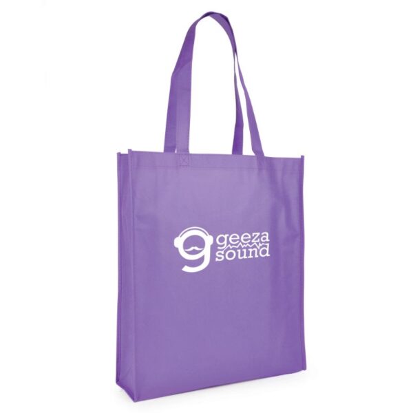 Recyclable Andro Gusset Shopper purple | Promotional merchandise | Branded Merchandise | Printed Products