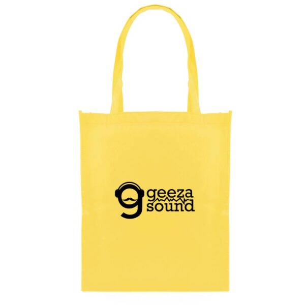 Recyclable Andro Gusset Shopper yellow | Promotional merchandise | Branded Merchandise | Printed Products
