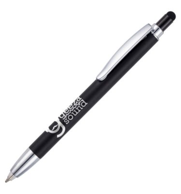 Brandon Light Pen blac | Promotional merchandise | Branded Merchandise | Printed Products | Cheap printed pens | Bulk printed pens | UK Cheap pens | Engraved Pens | Bulk Engraved Pens