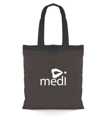 Budget Coloured Cotton Shopper black | Promotional merchandise | Branded Merchandise | Printed Products