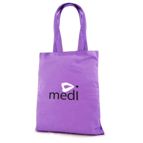 Budget Coloured Cotton Shopper purple | Promotional merchandise | Branded Merchandise | Printed Products