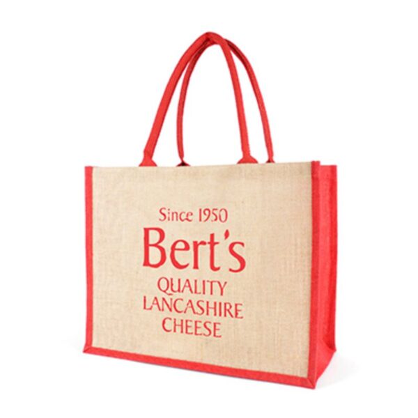 Chow Classic Jute Bag red | Promotional merchandise | Branded Merchandise | Printed Products