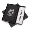 Executive Gift Set 2 silver | Bespoke Notebooks | Notepads with my logo | Printed notebooks UK | Full colour notebooks | Embossed notebooks | Bulk printed notepads | bulk branded notebooks